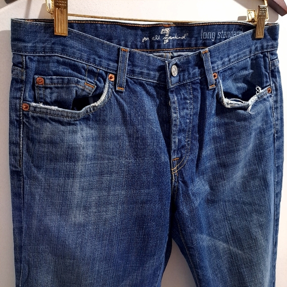 7 for all mankind | Men's long standard Blue Jeans - Picture 2 of 11